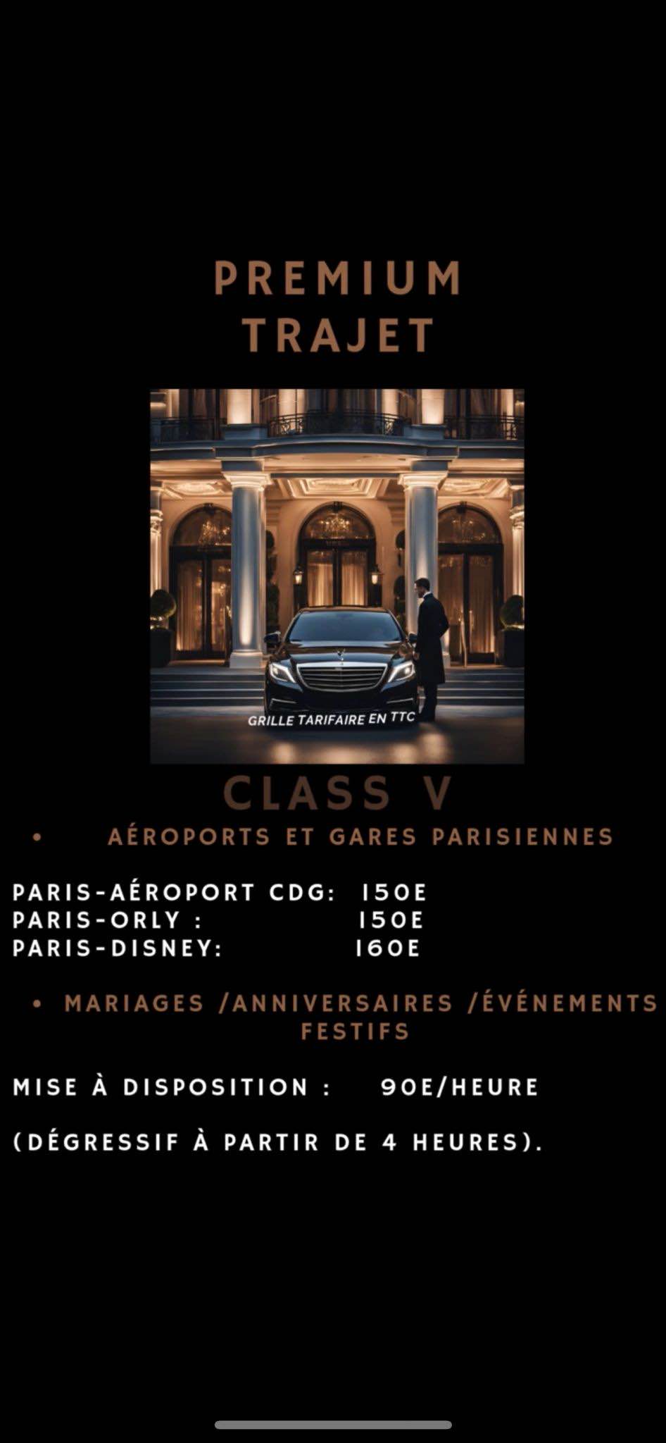 Réservez votre chauffeur privé en ligne avec Premium Trajet
